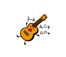 A word of various guitars sticker #7750171