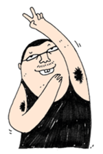 Uncle Funny-03 sticker #7750659