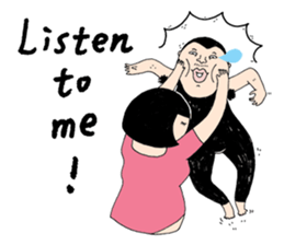 Uncle Funny-03 sticker #7750684