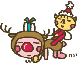 nene-nyan*Merry Christmas&Happy New Year sticker #7750789