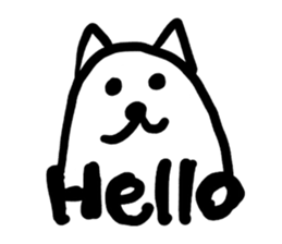 Alpaca dog sticker #7750895