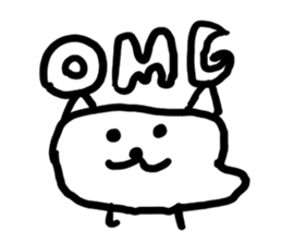 Alpaca dog sticker #7750903