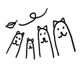 Alpaca dog sticker #7750924