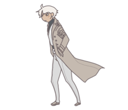 The man who is full of expressions sticker #7751654