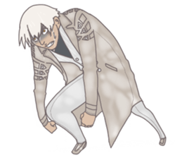 The man who is full of expressions sticker #7751662