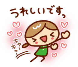 Polite honorific Women's Sticker sticker #7751677