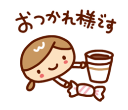 Polite honorific Women's Sticker sticker #7751688