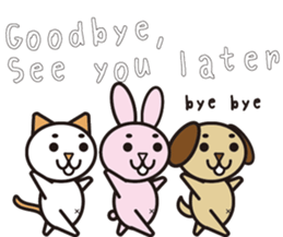 NEKOMAROSAN,USAMAROSAN and INUMAROSAN.E1 sticker #7752232