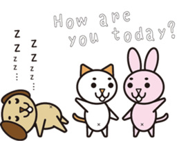 NEKOMAROSAN,USAMAROSAN and INUMAROSAN.E1 sticker #7752233