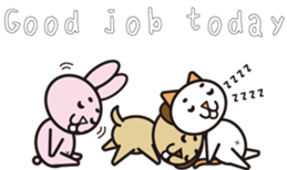 NEKOMAROSAN,USAMAROSAN and INUMAROSAN.E1 sticker #7752234