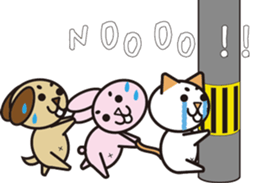 NEKOMAROSAN,USAMAROSAN and INUMAROSAN.E1 sticker #7752236