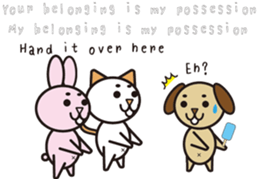 NEKOMAROSAN,USAMAROSAN and INUMAROSAN.E1 sticker #7752239