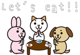 NEKOMAROSAN,USAMAROSAN and INUMAROSAN.E1 sticker #7752241