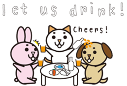 NEKOMAROSAN,USAMAROSAN and INUMAROSAN.E1 sticker #7752246