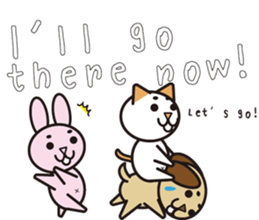 NEKOMAROSAN,USAMAROSAN and INUMAROSAN.E1 sticker #7752248