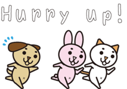 NEKOMAROSAN,USAMAROSAN and INUMAROSAN.E1 sticker #7752254