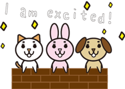 NEKOMAROSAN,USAMAROSAN and INUMAROSAN.E1 sticker #7752256