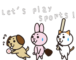 NEKOMAROSAN,USAMAROSAN and INUMAROSAN.E1 sticker #7752258