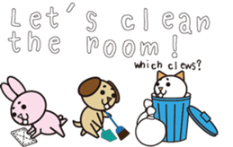 NEKOMAROSAN,USAMAROSAN and INUMAROSAN.E1 sticker #7752262