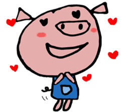 Life of pig sticker #7752511