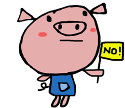 Life of pig sticker #7752520
