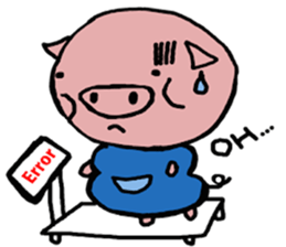 Life of pig sticker #7752530