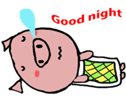 Life of pig sticker #7752532