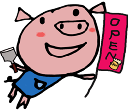 Life of pig sticker #7752534