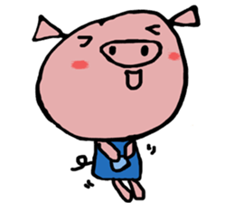 Life of pig sticker #7752535