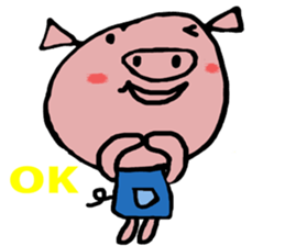 Life of pig sticker #7752537