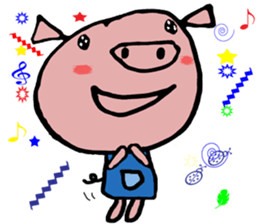 Life of pig sticker #7752539