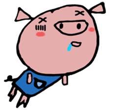 Life of pig sticker #7752540