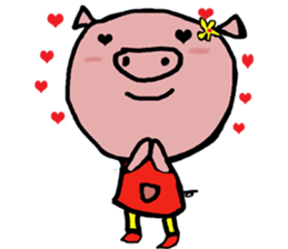 Life of pig sticker #7752547