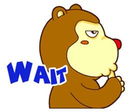 Ha Ha Monkey sticker #7753431