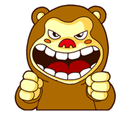 Ha Ha Monkey sticker #7753434