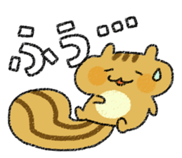 Playful squirrel sticker #7753511