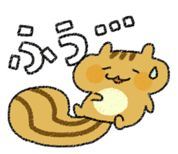 Playful squirrel sticker #7753511