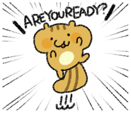 Playful squirrel sticker #7753533