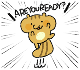 Playful squirrel sticker #7753533