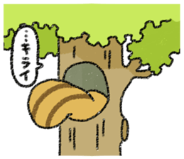 Playful squirrel sticker #7753542