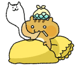 Playful squirrel sticker #7753544