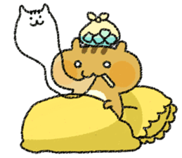 Playful squirrel sticker #7753544