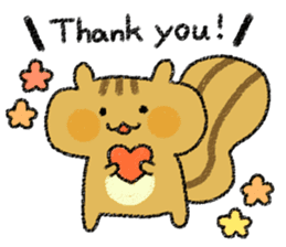 Playful squirrel sticker #7753547