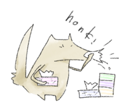 THE HA-GU-RE WOLF (En) sticker #7754136