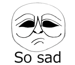 White mask sticker #7754269