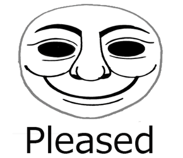 White mask sticker #7754272