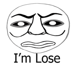 White mask sticker #7754273