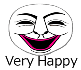 White mask sticker #7754278