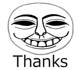 White mask sticker #7754281