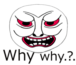 White mask sticker #7754284